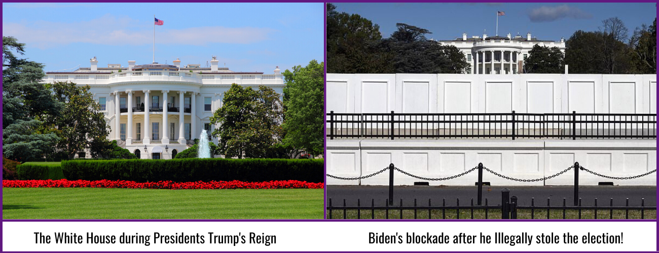 The White House then & Now